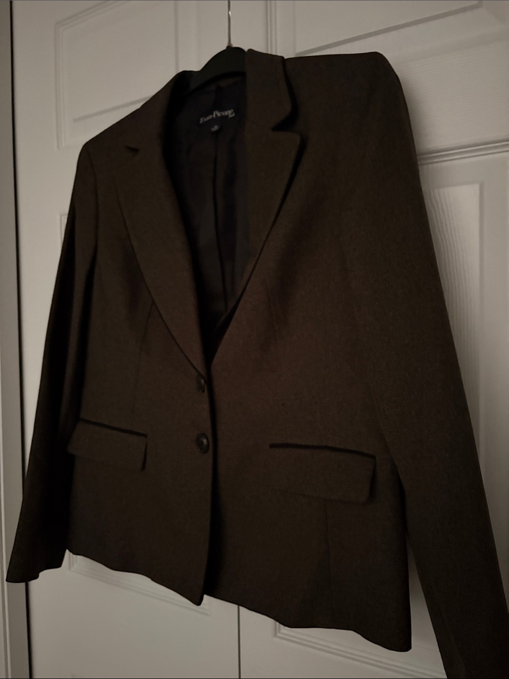 Evan Picone Dark Brown Classic Blazer